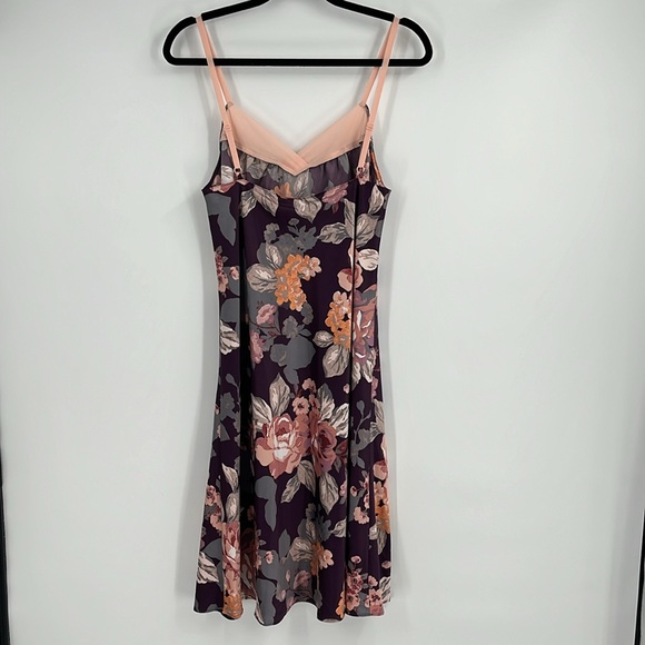 NWT Vintage Cabernet by Sleep Sense Blackberry Floral Slip Sleepwear Small - Picture 5 of 7